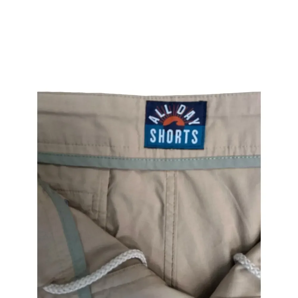 Faherty All‎ Day Chino Shorts 9 Inch Stretch Comfort Casual, Size 35